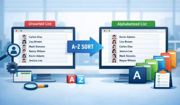 How to Alphabetize and Sort Massive Employee Directories Instantly