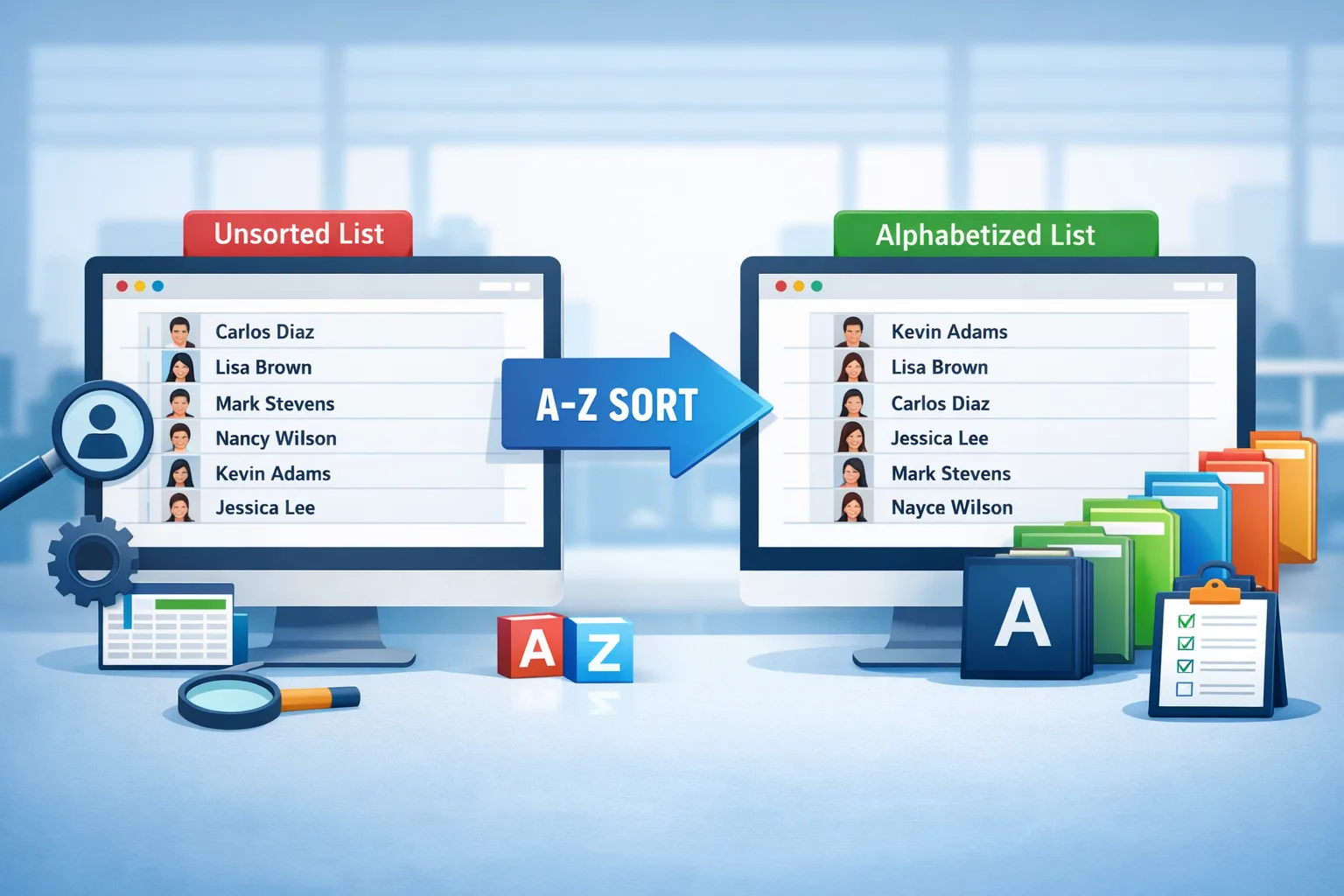 How to Alphabetize and Sort Massive Employee Directories Instantly