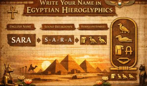 How to Write Your Name in Ancient Egyptian Hieroglyphics