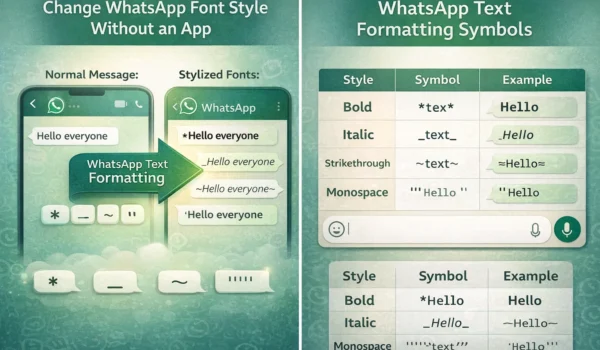 How to Change Font Style in WhatsApp Without an App