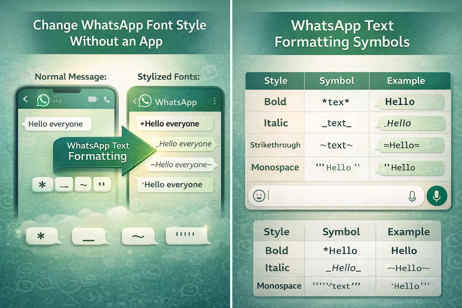 How to Change Font Style in WhatsApp Without an App