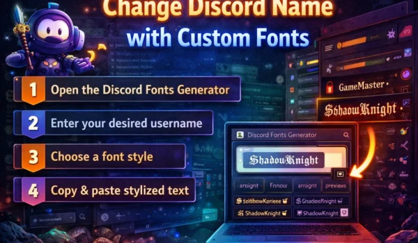 130+ Cool Discord Names and How to Use Custom Fonts in Your Server