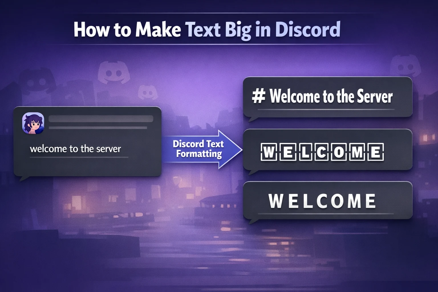 How to Make Text Big in Discord