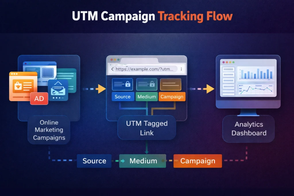 utm campaign tracking flow