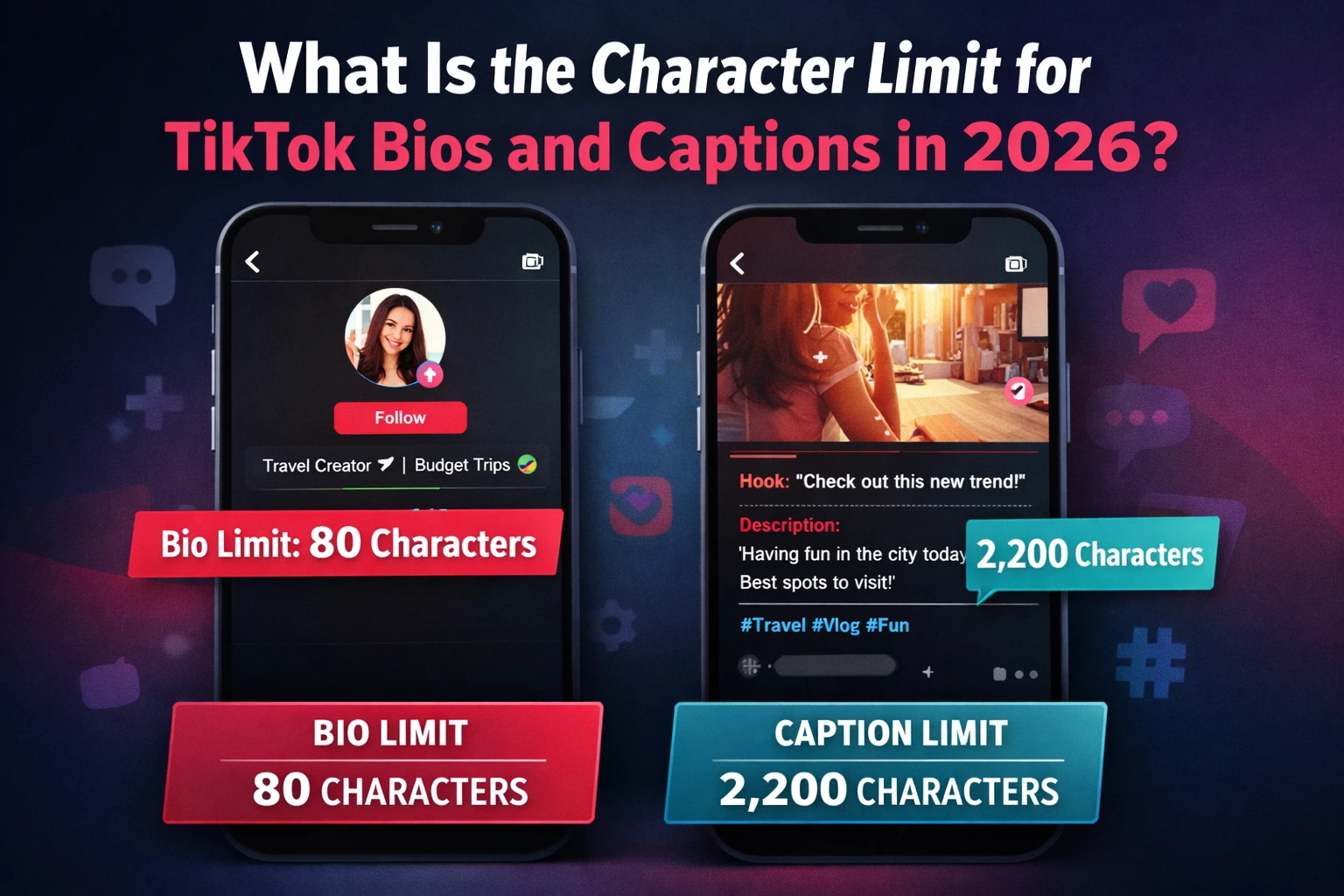 What Is the Character Limit for TikTok Bios and Captions in 2026?