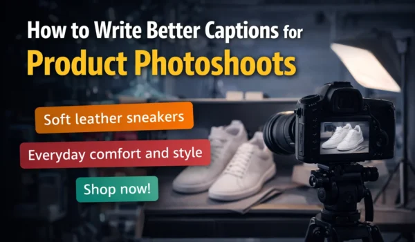 How to Write Better Captions for Product Photoshoots