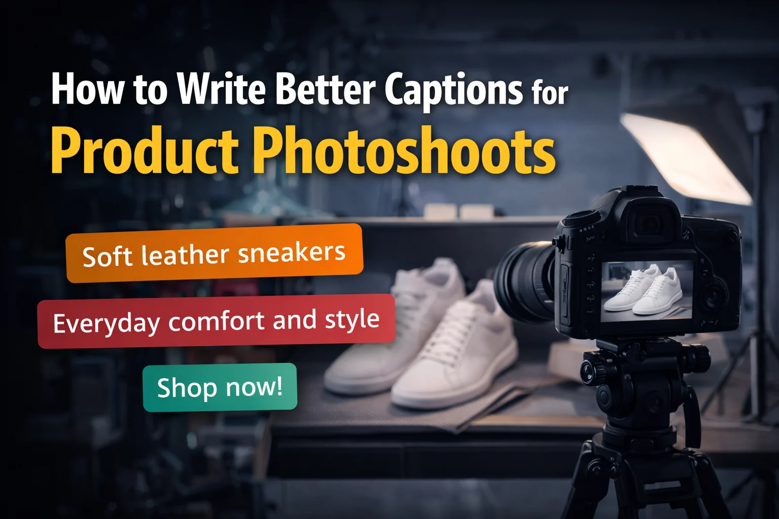 How to Write Better Captions for Product Photoshoots