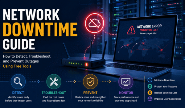 Network Downtime Guide: How to Detect, Troubleshoot, and Prevent Outages Using Free Tools