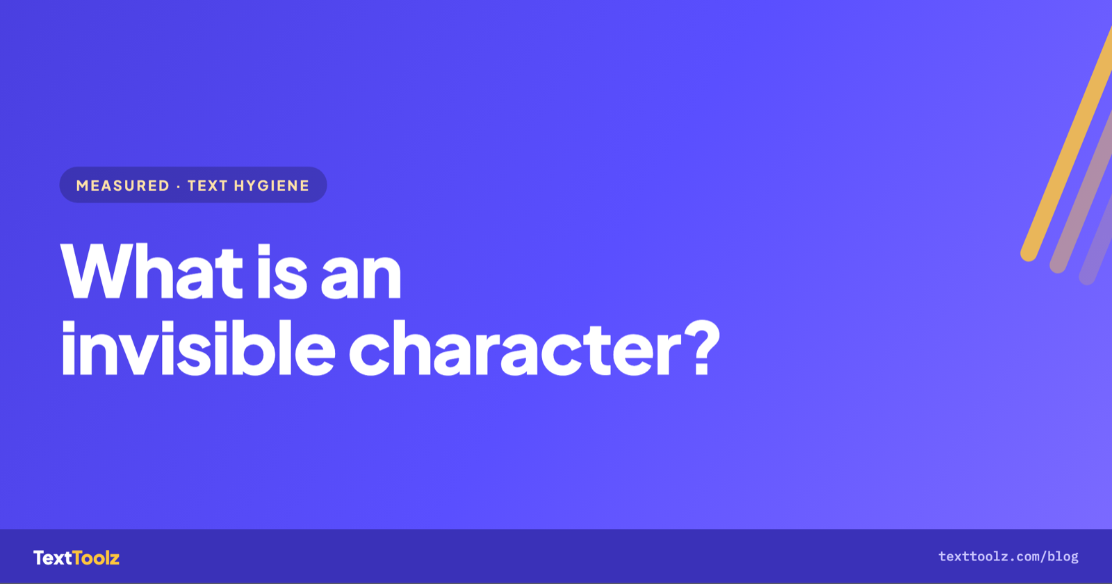 What Is an Invisible Character?