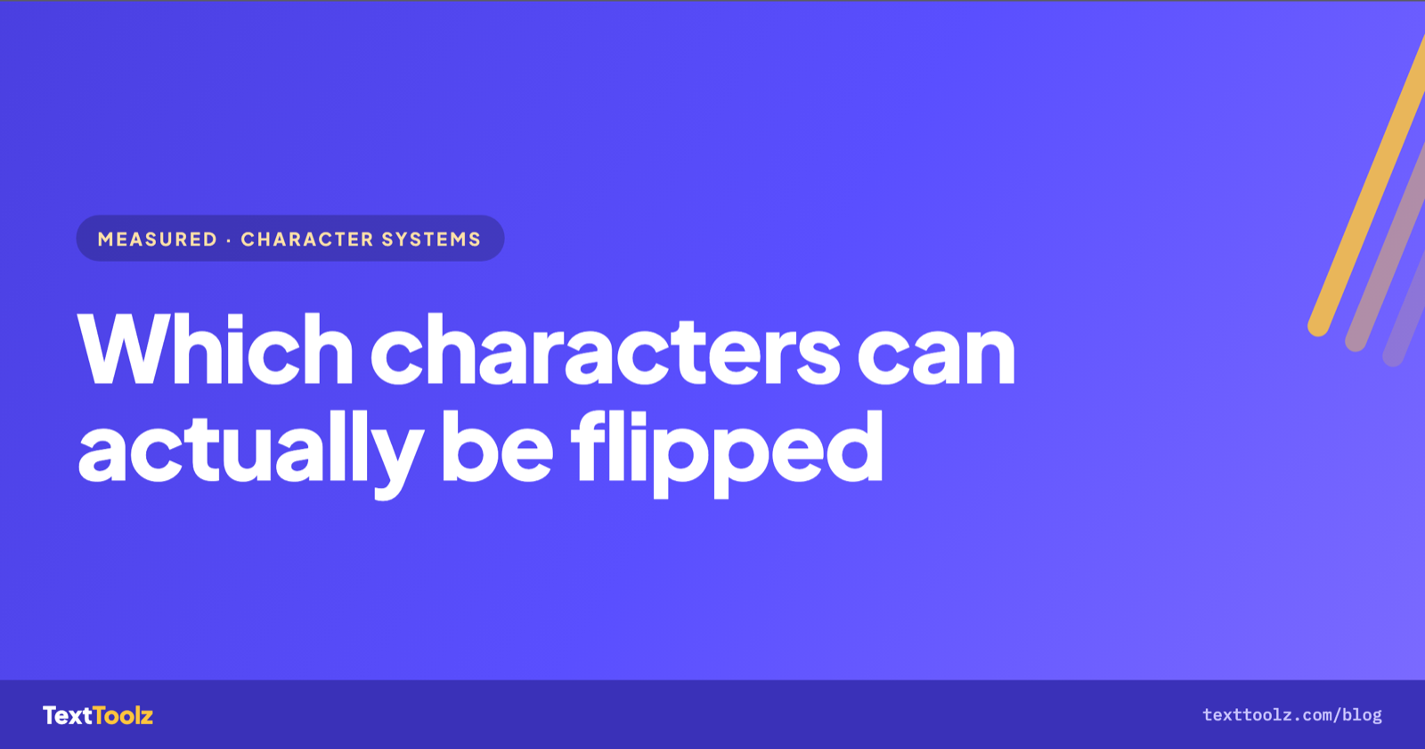 Which Characters Can Actually Be Flipped Upside Down