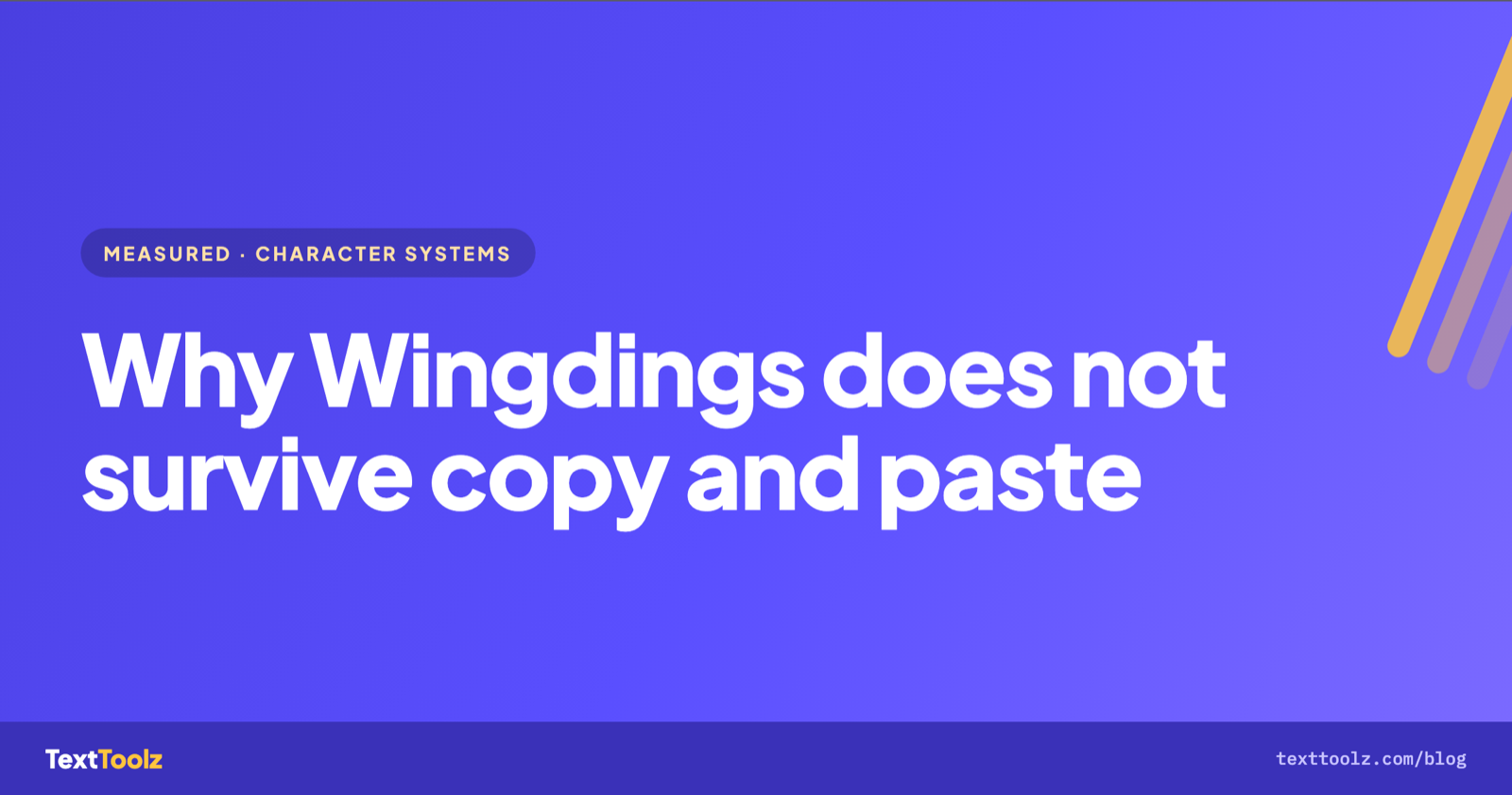 Why Wingdings Does Not Survive Copy and Paste