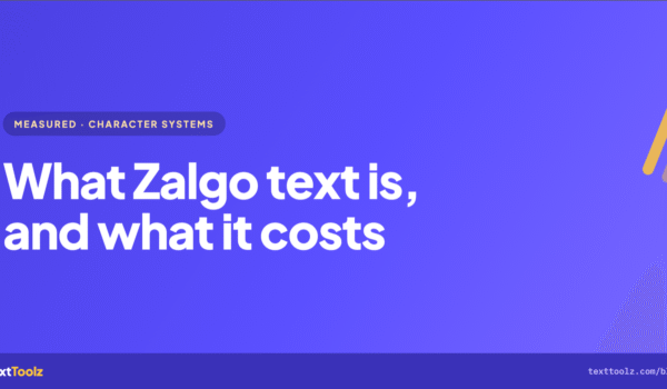 What Zalgo Text Is, and What It Costs
