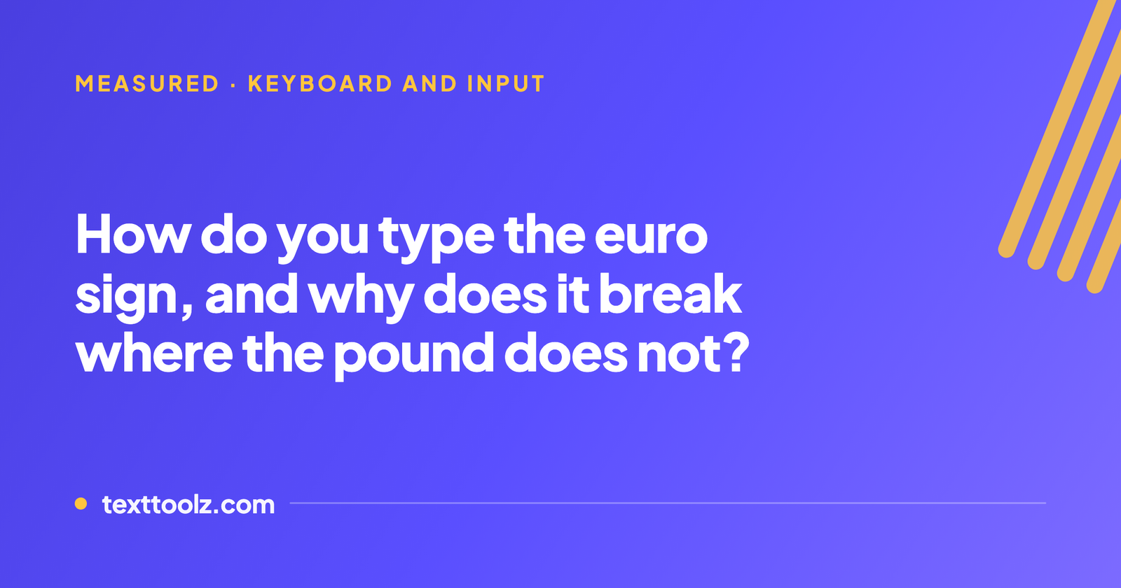 How to Type Currency Symbols Your Keyboard Does Not Have